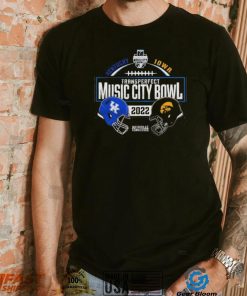 Kentucky Wildcats Vs Iowa Hawkeyes 2022 Transperfect Music City Bowl Match up Shirt