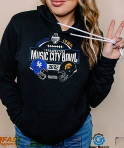 Kentucky Wildcats Vs Iowa Hawkeyes 2022 Transperfect Music City Bowl Match up Shirt