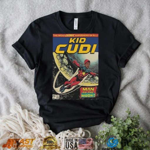 Kid Cudi Comic Design Superman Parody shirt