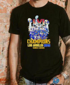 LVI Super Bowl Champions Los Angeles Rams since 1999 signatures shirt