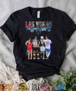 Las Vegas Skyline Sports Team Players Signatures Shirt