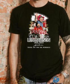 Len Dawson 1935 02022 Thank You For The Memories Shirt