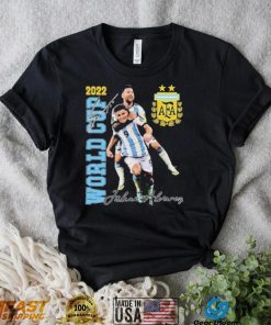 Lionel Messi And Julian Alvarez Celebration Argentina World Cup 2022 Shirt