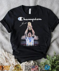 Lionel Messi Argentina Champion FIFA World Cup 2022 Signature T shirt