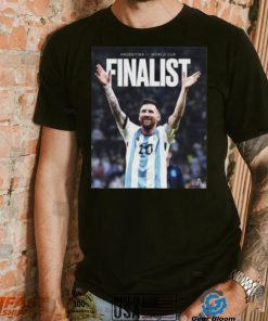 Lionel Messi Argentina National Team Champion World Cup Vintage Shirt