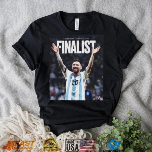 Lionel Messi Argentina National Team Champion World Cup Vintage Shirt