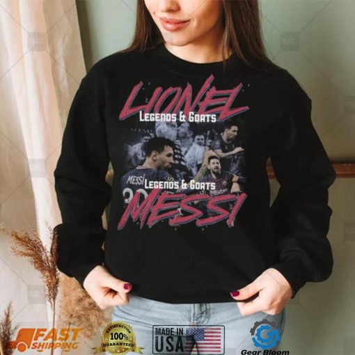 Lionel Messi Argentina Psg Barcelona Vintage 90s Inspired Bootleg Sports Rap Tee