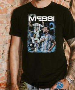 Lionel Messi Retro 90s Qatar World Cup T shirt