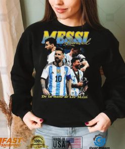 Lionel Messi Vintage Bootleg 90s Champions World Cup 2022 Shirt Hoodie