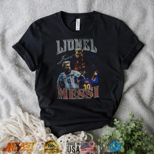 Lionel Messi Vintage Bootleg Shirt World Cup 2022