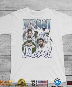 Lionel Messi World Cup 2022 Final Vintage Bootleg Shirt