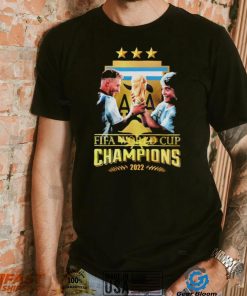 Lionel Messi and Diego Maradona Fifa World Cup Champions 2022 shirt