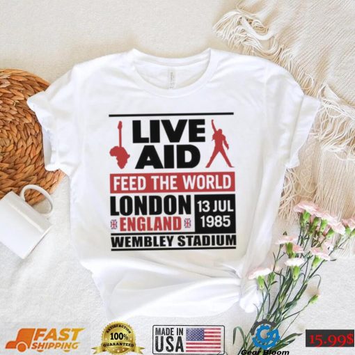 Live Aid 1985 Feed The World Ondon England Shirt