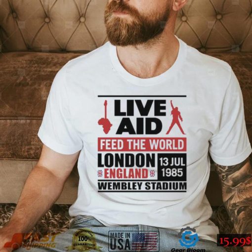 Live Aid 1985 Feed The World Ondon England Shirt