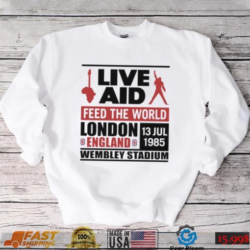 Live Aid 1985 Feed The World Ondon England Shirt