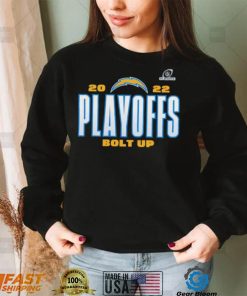 Los Angeles Chargers Bolt Up 2022 NFL Playoffs Shirt