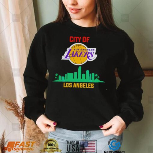 Los Angeles Lakers city of Los Angeles sport shirt