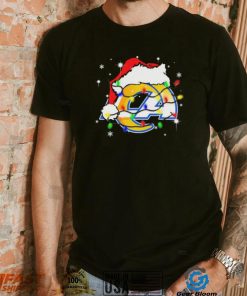 Los Angeles Rams Santa Hat Christmas Light Shirt