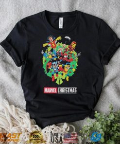 Marvel Christmas Wreath Shirt