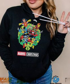 Marvel Christmas Wreath Shirt