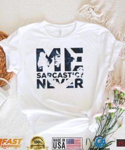 Me Sarcastic Never Wednesday Addams Netflix Tv Show Shirt