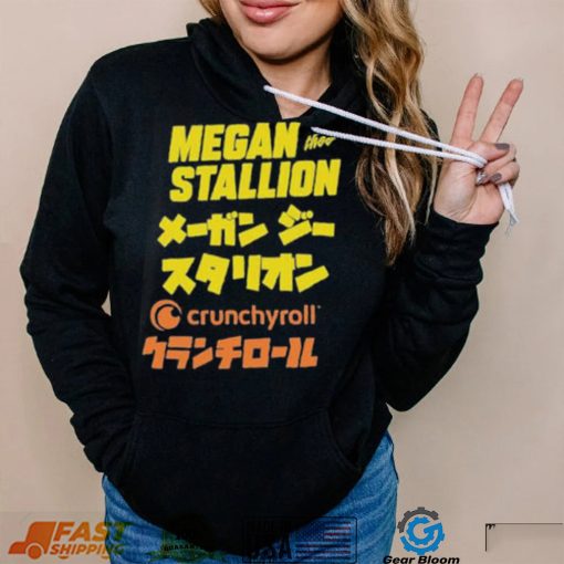 Megan thee stallion crunchyroll merch cr loves megan thee stallion shirt