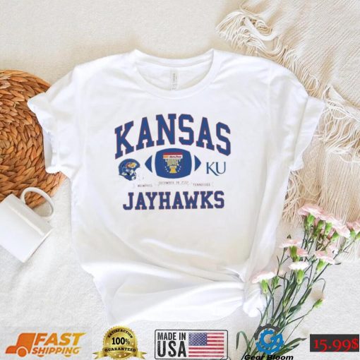 Memphis, Tennessee 2022 Kansas Jayhawks Liberty Bowl Shirt