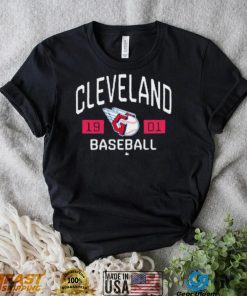 Men’s Cleveland Guardians Fanatics Brands Navy Red Chip In Shirt