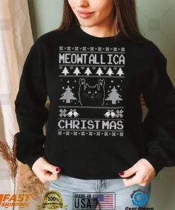 Meowtallica Xmas Ugly Christmas shirt