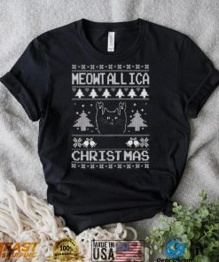 Meowtallica Xmas Ugly Christmas shirt