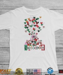 Merry Christmas Disney Christmas Character Balloons Shirt