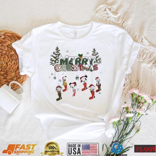 Merry Christmas Disney Socks Shirt