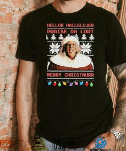 Merry Christmas Vintage Christmas Madea Hellur Hallelujer Praise Da Lort Tyler Perry Shirt