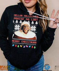 Merry Christmas Vintage Christmas Madea Hellur Hallelujer Praise Da Lort Tyler Perry Shirt