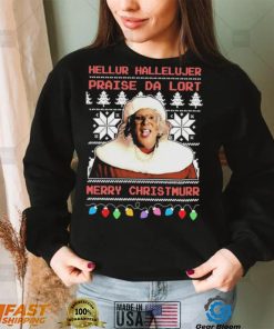 Merry Christmas Vintage Christmas Madea Hellur Hallelujer Praise Da Lort Tyler Perry Shirt