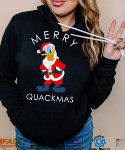 Merry Quackmas Duck Donald Santa Shirt