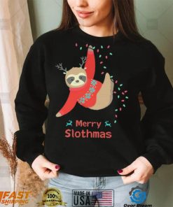 Merry Slothmas Christmas Sloth Shirt