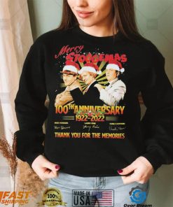 Merry Stoogemas 100th Anniversary 1922 – 2022 Thank You For The Memories Christmas Shirt