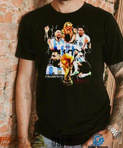 Messi World Cup Qatar 2022 Argentina Champions T Shirt