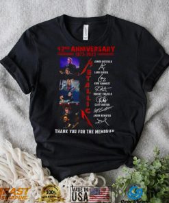 Metallica 42ND Anniversary 1973 2023 thank You for the memories signatures shirt