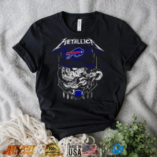 Metallica Skull Snake Buffalo Bills Logo NFL Shirt