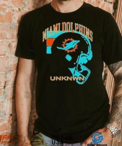 MiamI dolphins unknwn helmet logo shirt