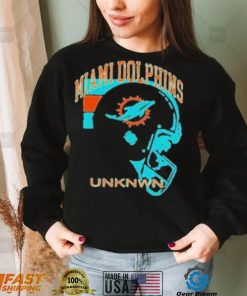 MiamI dolphins unknwn helmet logo shirt