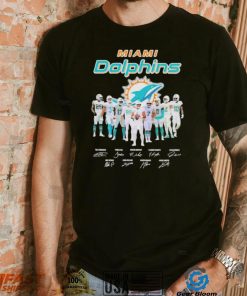 Miami Dolphins team champions signatures shirt