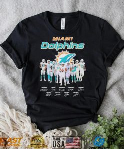 Miami Dolphins team champions signatures shirt