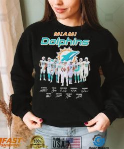 Miami Dolphins team champions signatures shirt