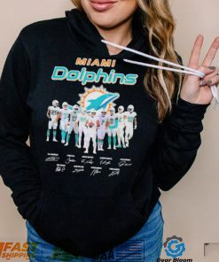 Miami Dolphins team champions signatures shirt