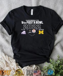 Michigan Football vs TCU 2022 College Football Playoff Fiesta Bowl Trophy Game shirt