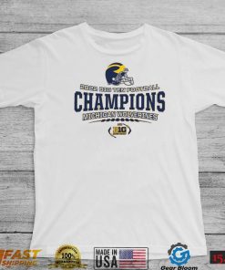Michigan Wolverines Helmet 2022 Big 10 Football Conference Champions Shirt