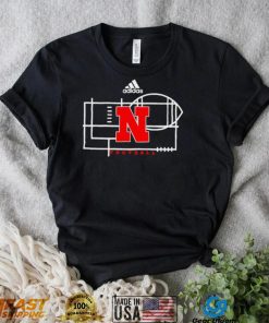 Mickey Joseph wear Adidas Nebraska Football logo shirt